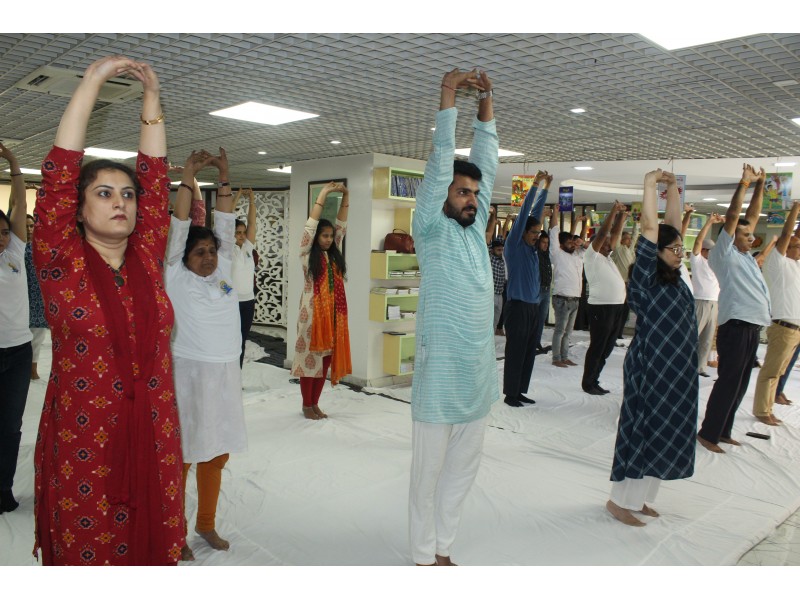 Publications Division celebrated International Yoga Day 2023